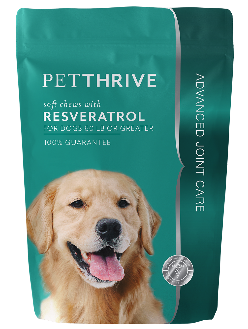 Petthrive Soft Chews With Resveratrol (Large Breed)