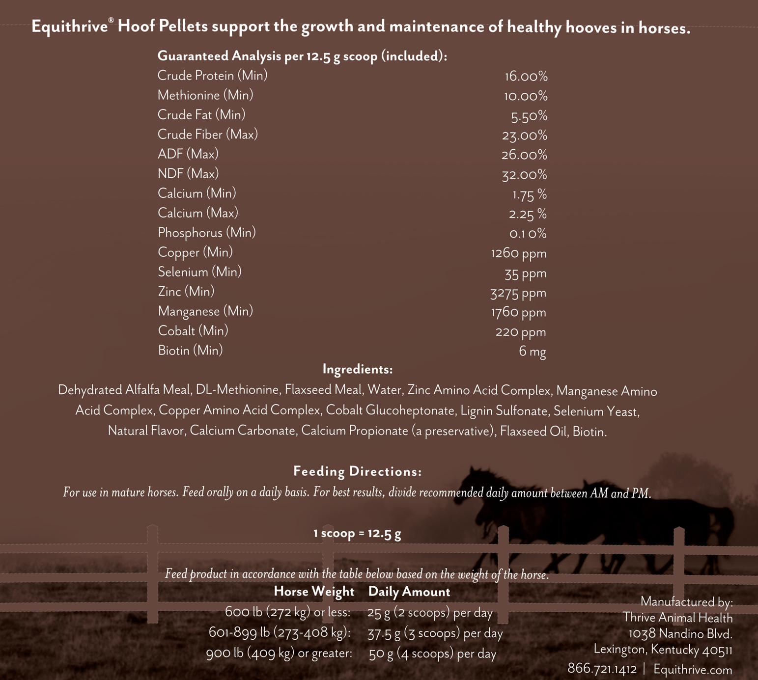 Equithrive® Hoof Pellets